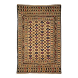 Kilim Afghan ethnic wool handmade 188x123 cm