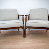 GFM-87 Armchairs by Juliusz Kedziorek for Gościcińskie Furniture, 1960s, Set of 2