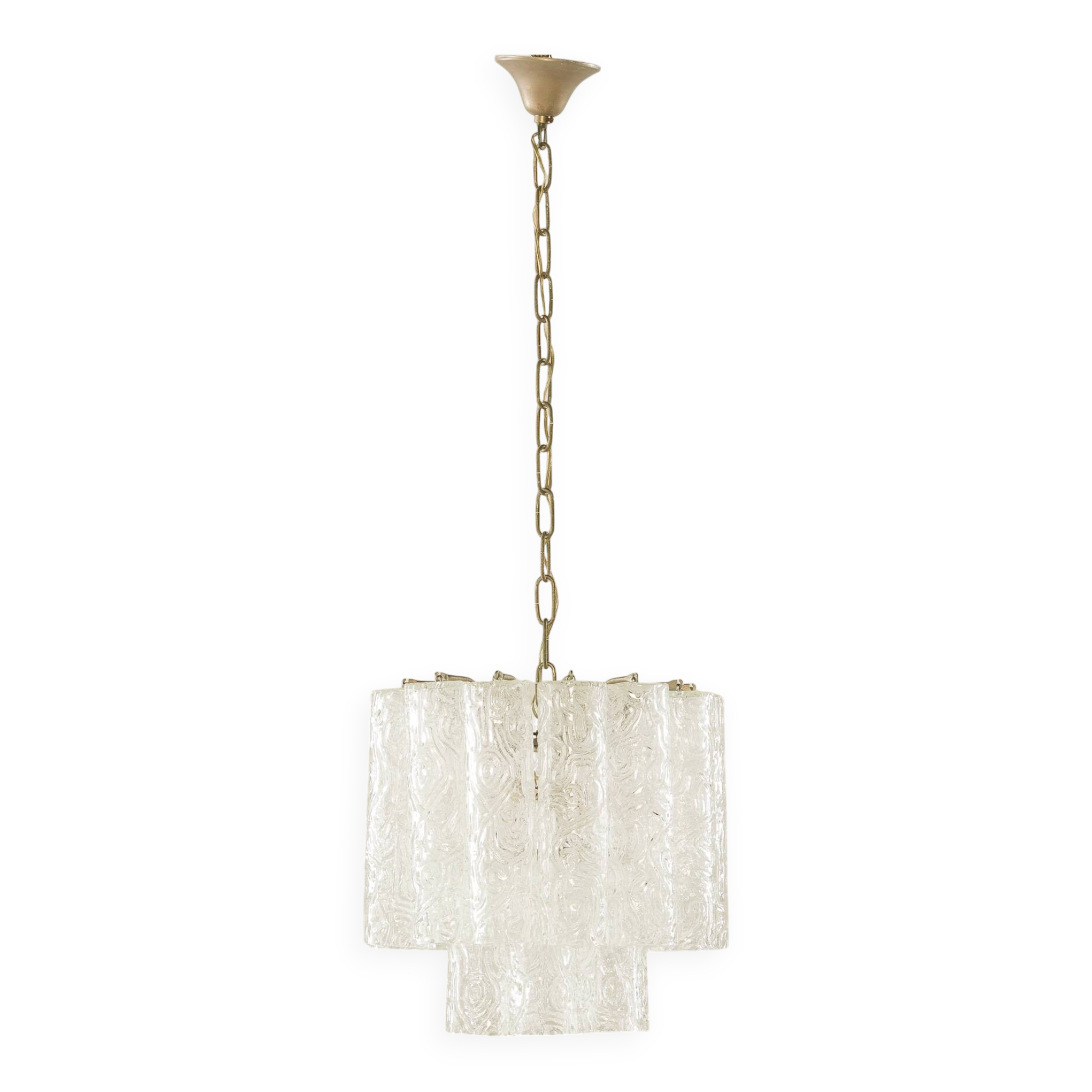 Petit chandelier Venini, Italie, années 1970