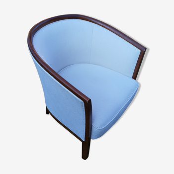 Fauteuil tonneau art déco