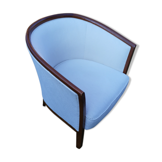 Art deco barrel chair