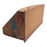Range courrier vintage peint main