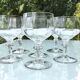 Set de 6 verres en cristal pour vin ou champagne