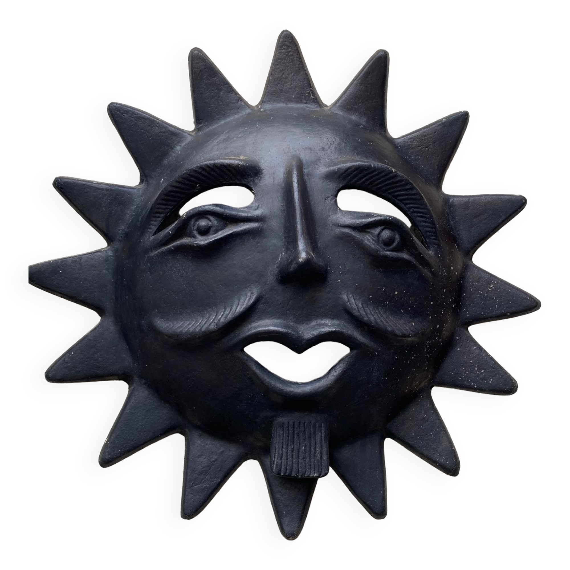 Black ceramic sun