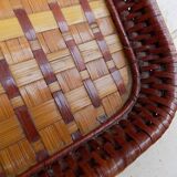 Woven rattan tray