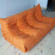 Togo 3 seater sofa in Microfiber designed by Michel Ducaroy 1973