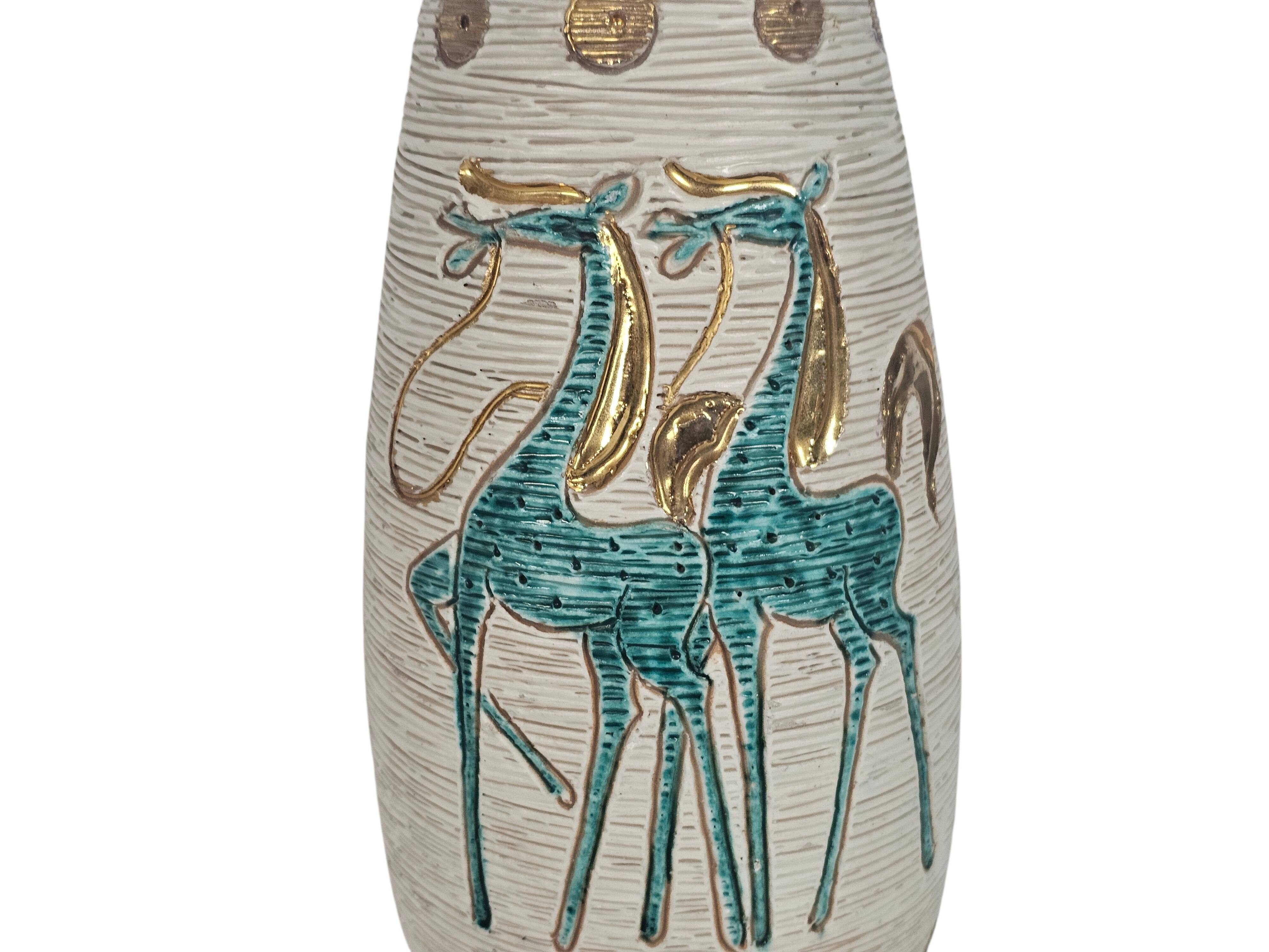 Fratelli Fanciullacci - retro - Italian - earthenware vase -70's