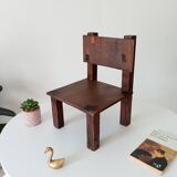 Antique children's chair, folk art, early 20th century