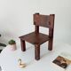 Antique children's chair, folk art, early 20th century
