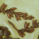 Éléments de décoration en laiton doré