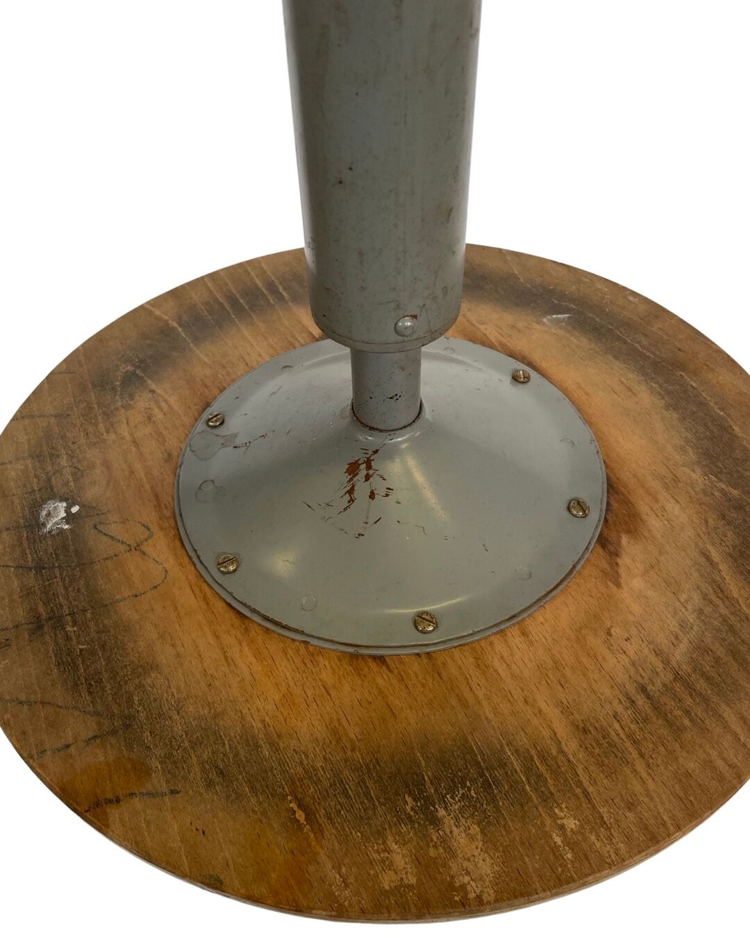 Vintage industrial workshop stool work stool adjustable in height 60's design