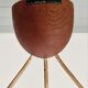 Opaline lamp and teak by Uno and Östen Kristiansson for Luxus