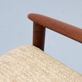 Danish Model PJ56 armchair by Grete Jalk for Poul Jeppesen 1960s