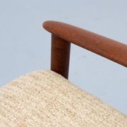 Danish Model PJ56 armchair by Grete Jalk for Poul Jeppesen 1960s