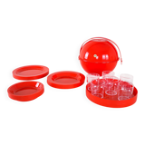 Picnic set, Italian design, 1970s, manufactured by Fratelli Guzzini