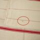 Lot of 6 large red striped towels