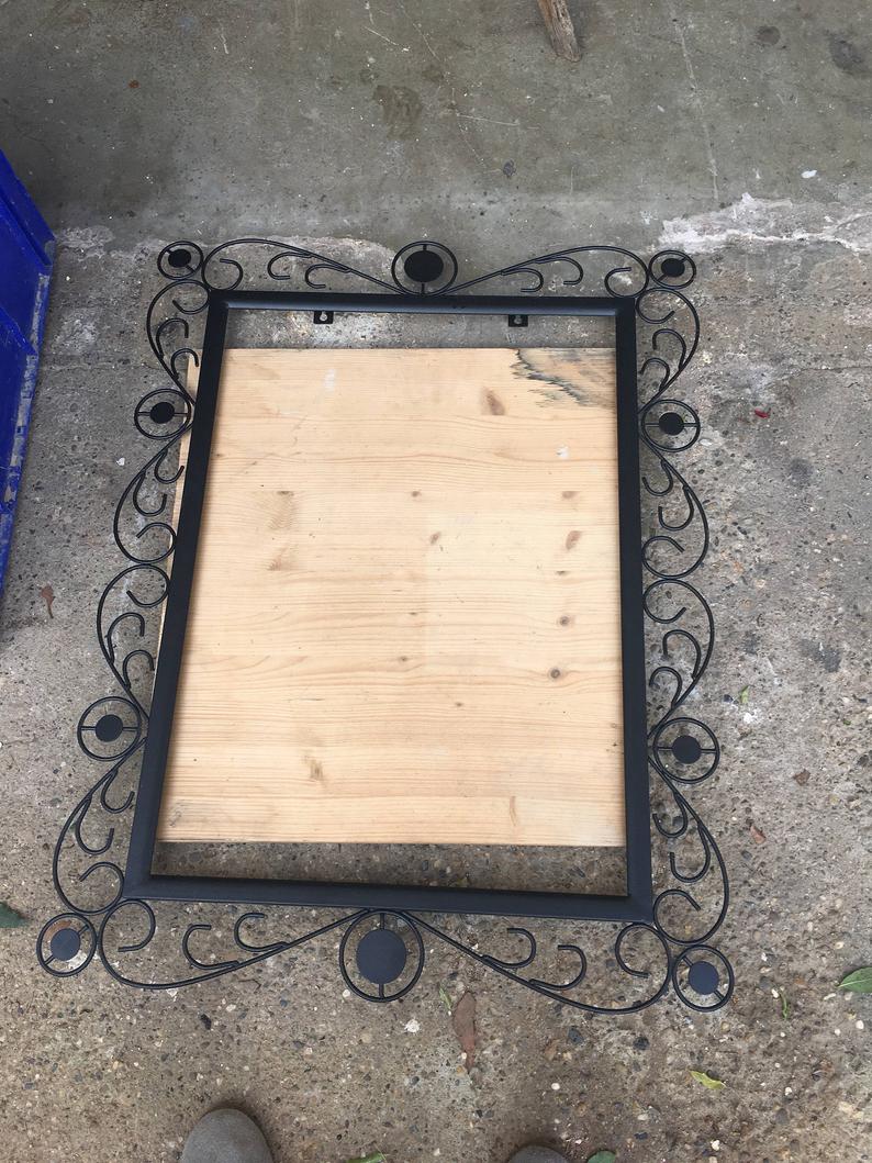 60x80cm wrought iron mirror