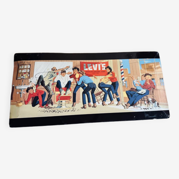 Plaque publicitaire Métal Levis vintage