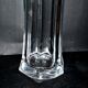 Sèvres large molded crystal vase, modernist design, H48.5