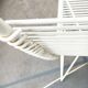 White postmodern Kreuzschwinger chairs by Till Behrens for Schlubach, 1980s, set of 3.