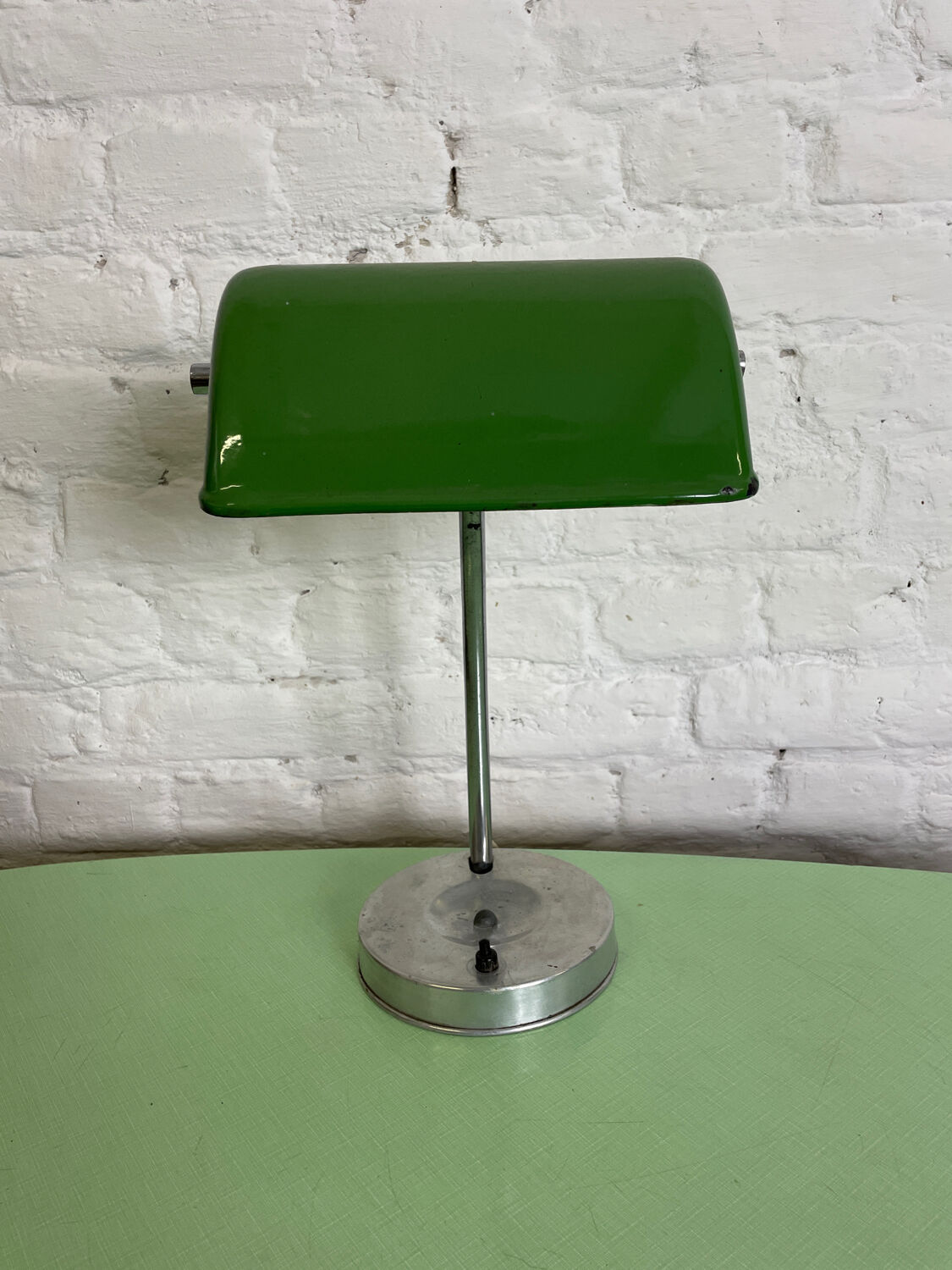 Lampe vintage style notaire années 50