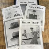 Lot 5 advertisements 30ST Hats Tirard
