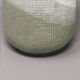 1970s Gorgeous Green And White Vase in Ceramic by F.lli Brambilla. Made in Italy