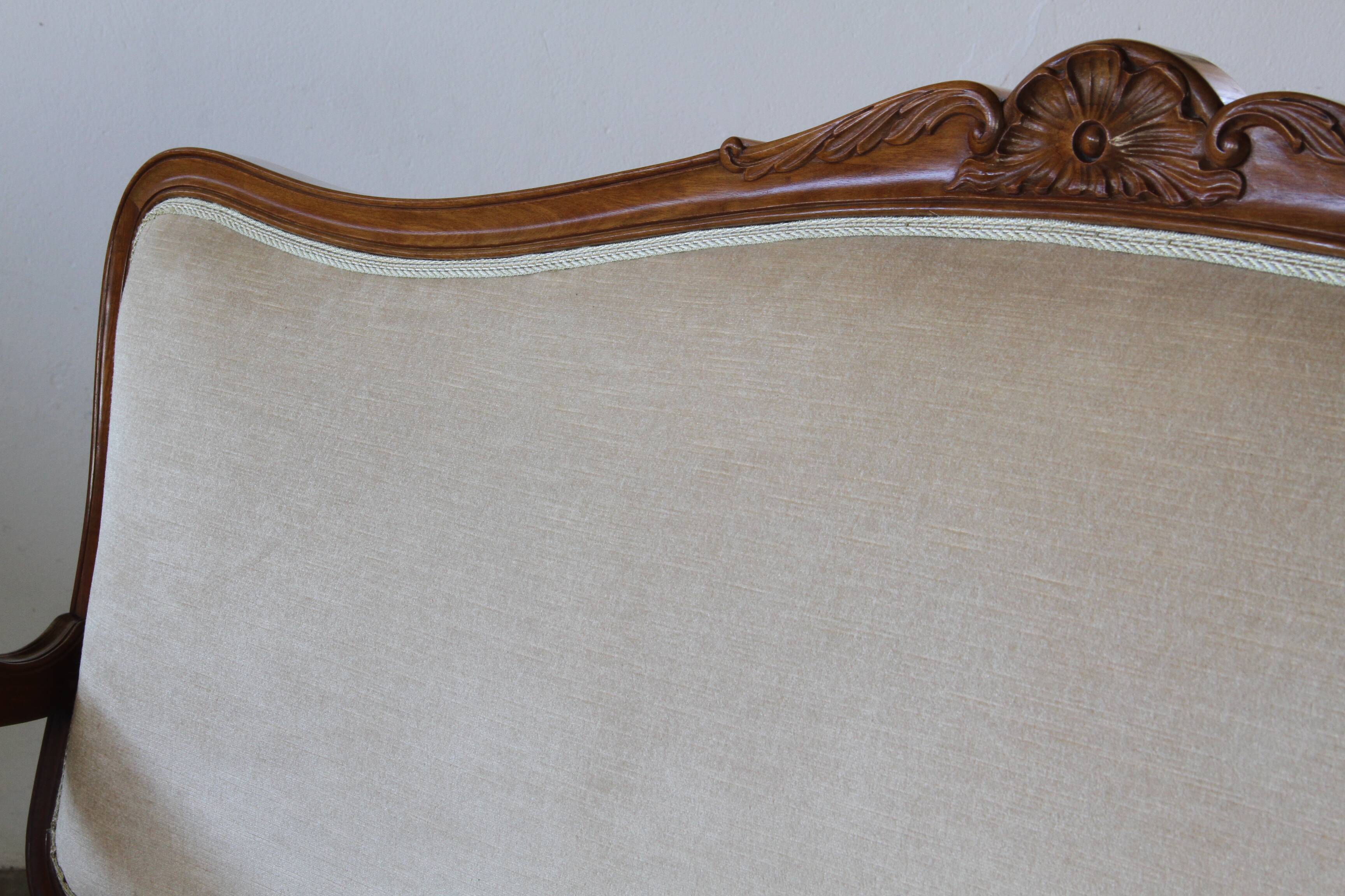 Antique Louis XV style 19th century Sofa, French