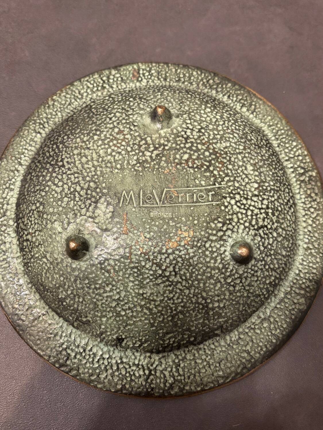 Bronze bowl Max le Verrier