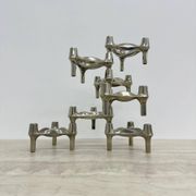 Large XL candlestick by Fritz Nagel & Ceasar Stoffi, manufactured by BMF, 1960s