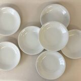 Set of vintage deep plates Luneville Badonviller France decor Ven