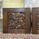 Pair of carved oak panels by Joseph Savina (1901-1983)