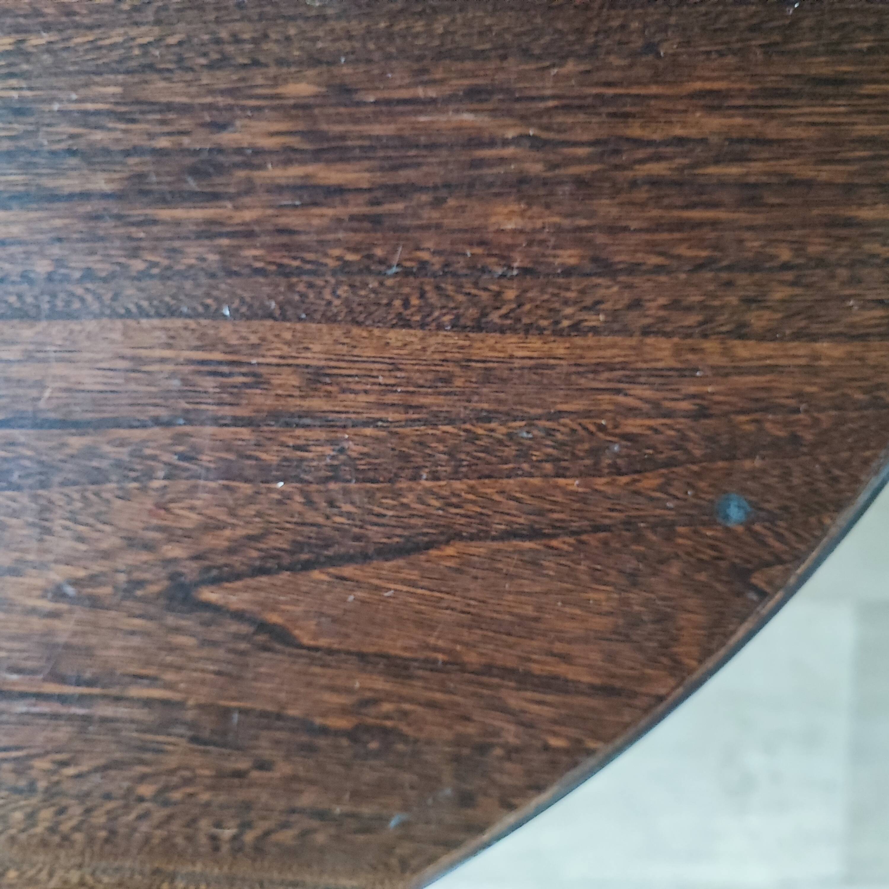 Vintage oval coffee table