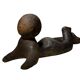 Toddler, Ceramic Garden Statue, 1960s–1970s, Czechoslovakia