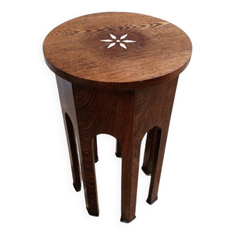 Handmade oriental side table