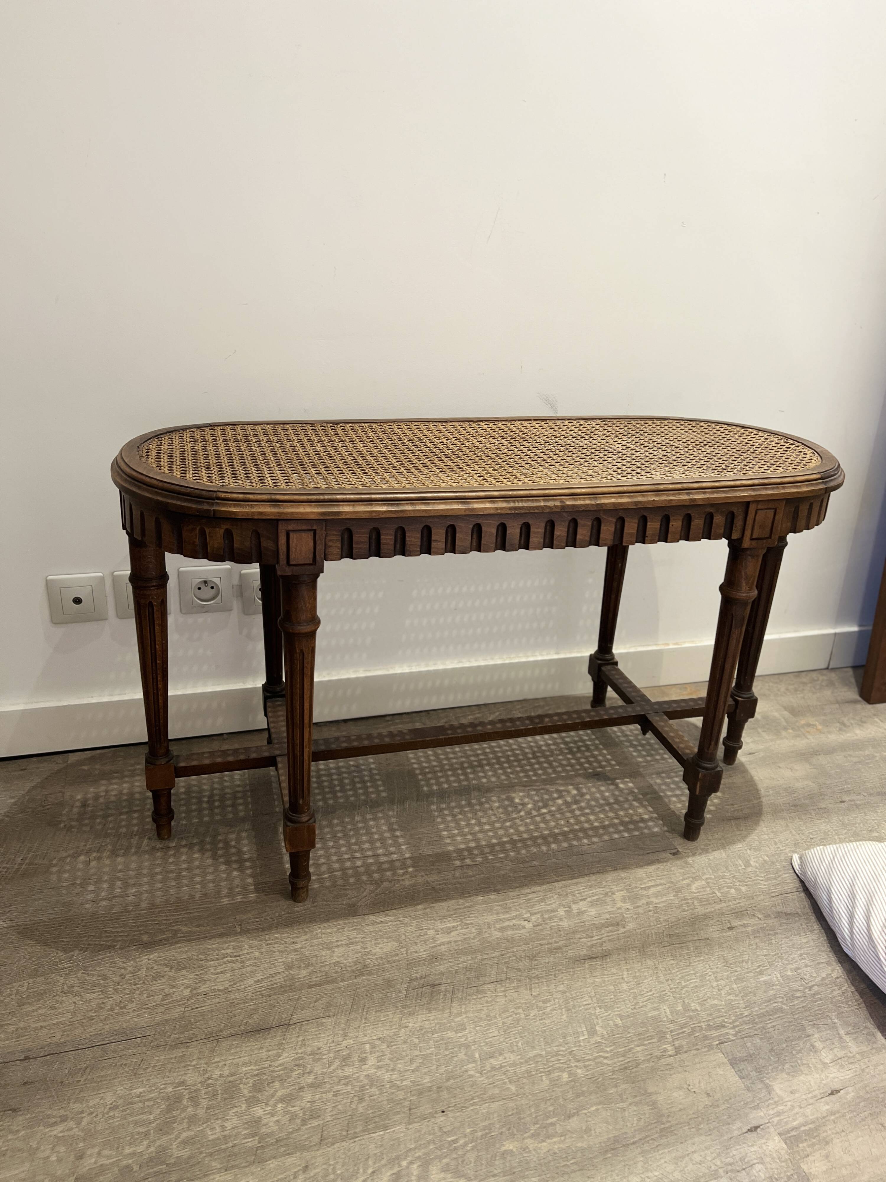 Louis XVI piano stool