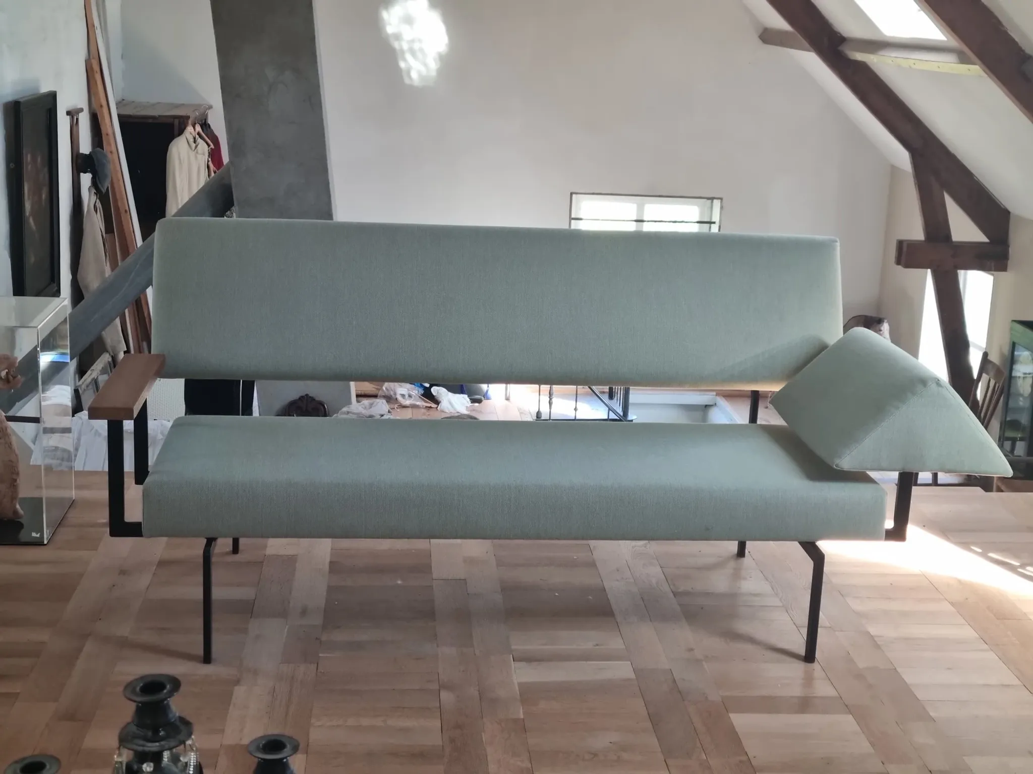 Dutch mid-century modern daybed / sofa, Netherlands, 1960s