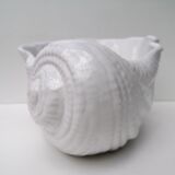 Salad bowl / cache vintage shell pot in earthenware