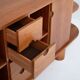 Architectural Teak Cabinet with Sculptural Legs 1970s