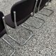 Breuer design fabric cesca chairs