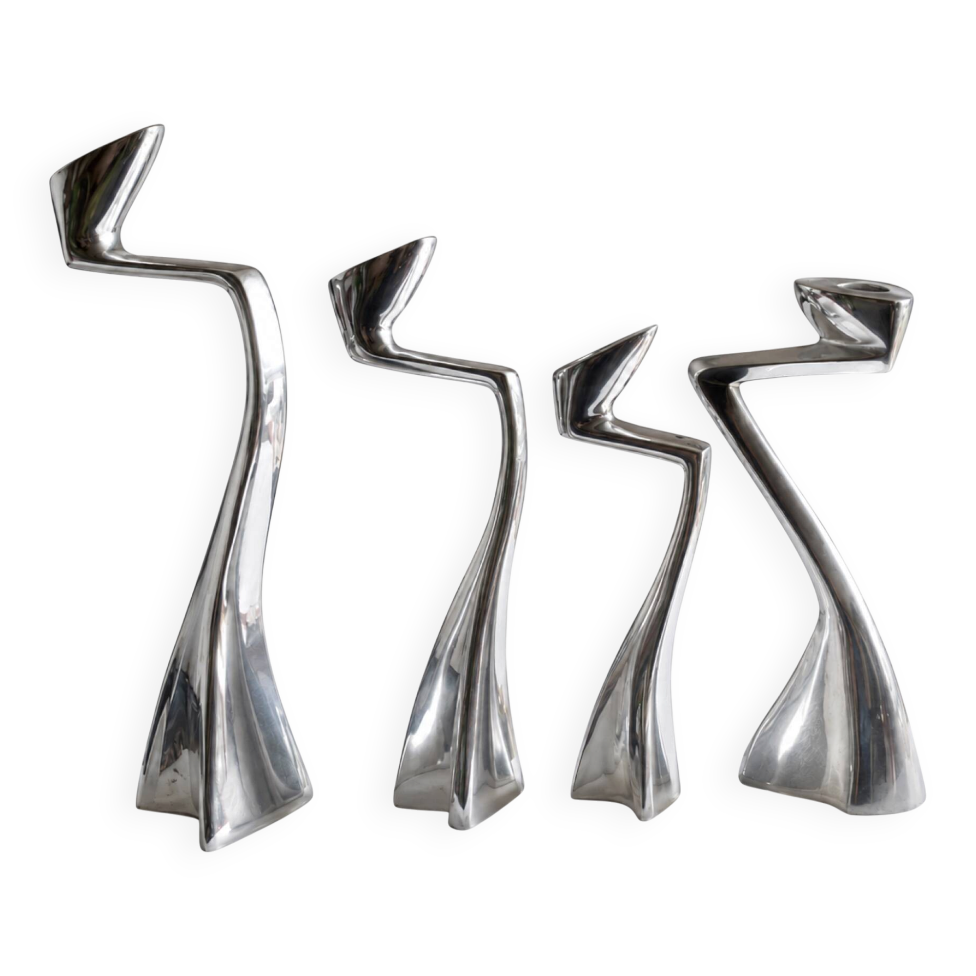 Set of 4 candle holders by Matthew Hilton for SCP – Composition 3+1