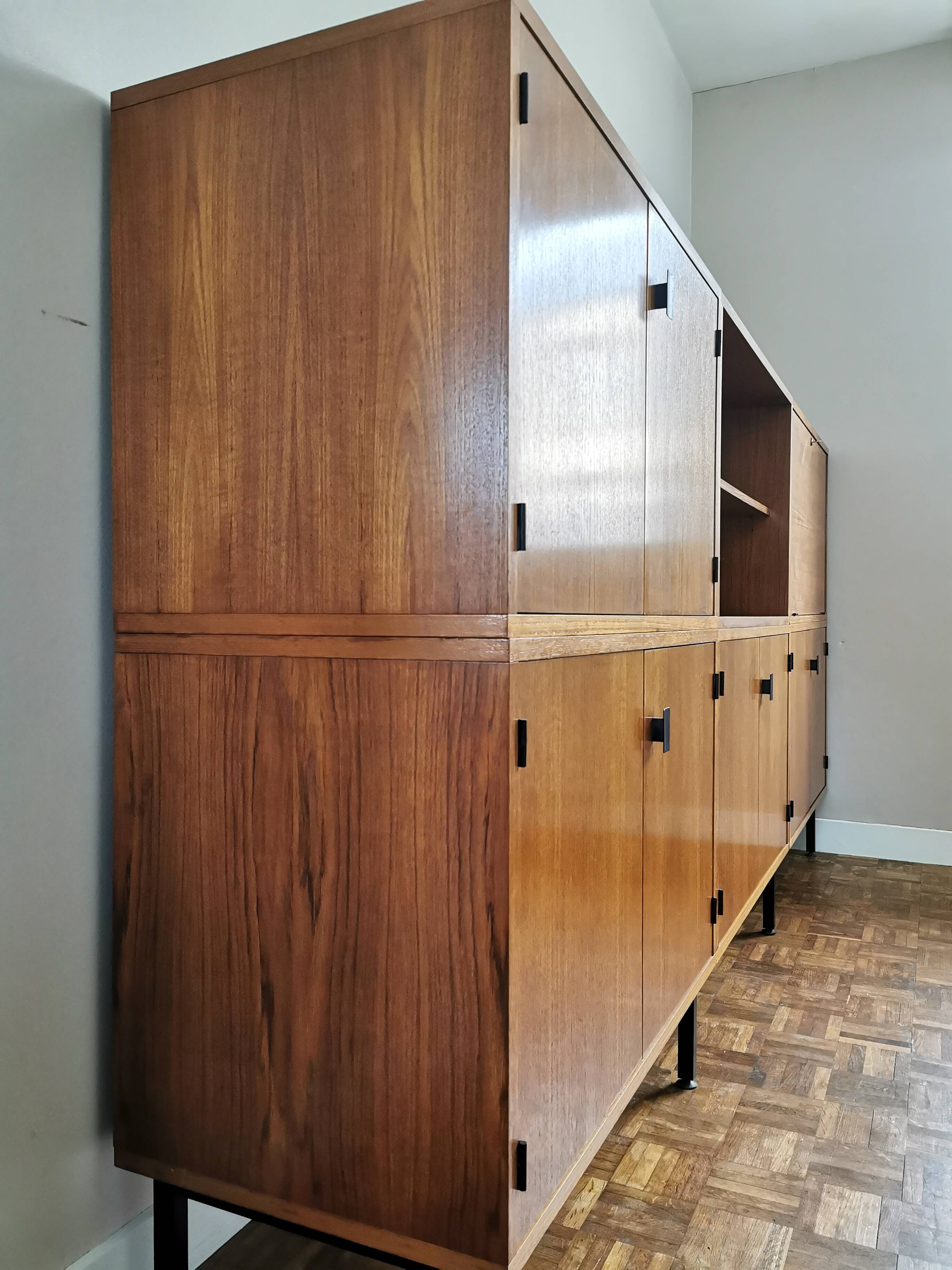 High modernist modular sideboard