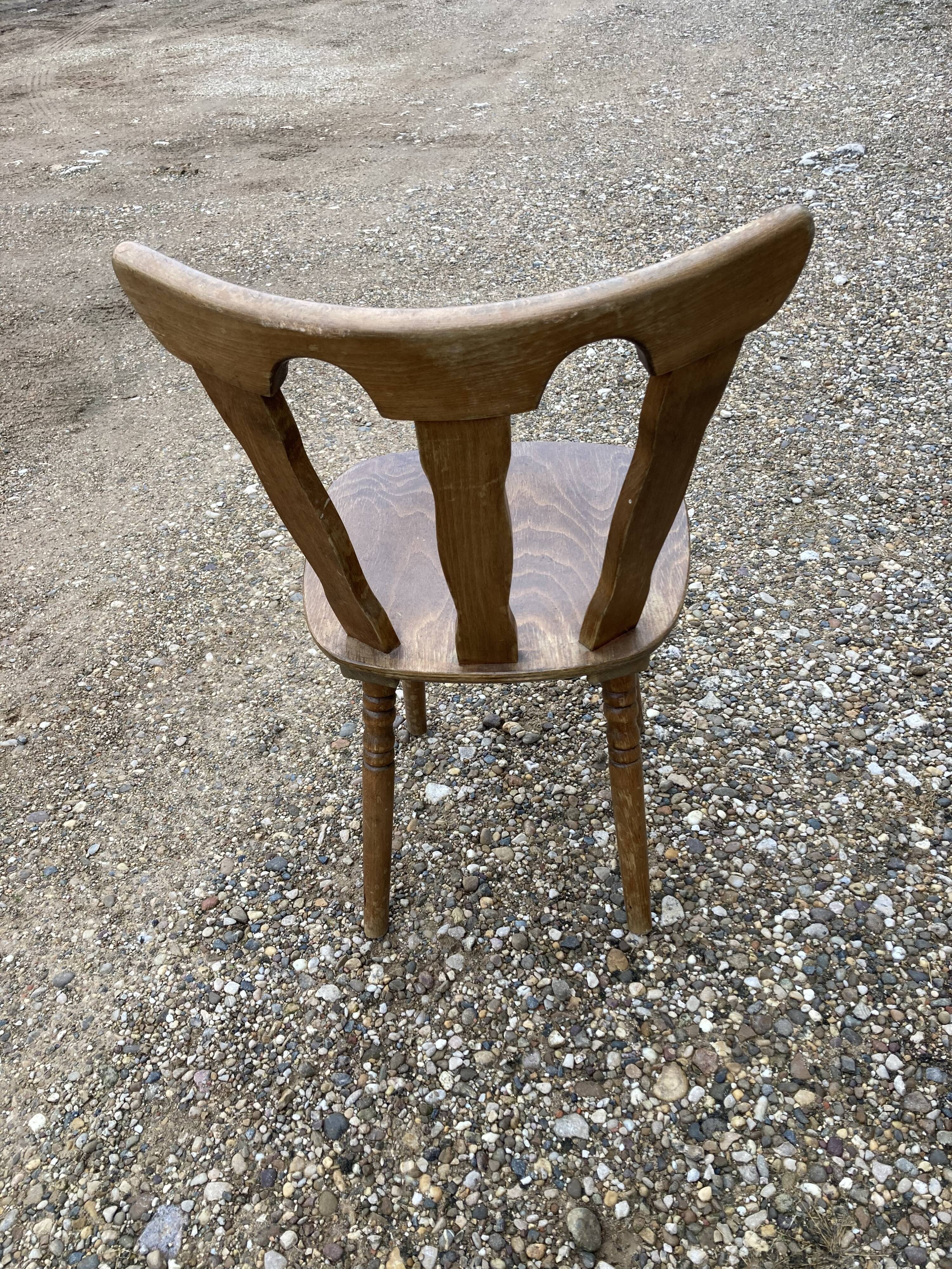 8 mountain wooden chairs