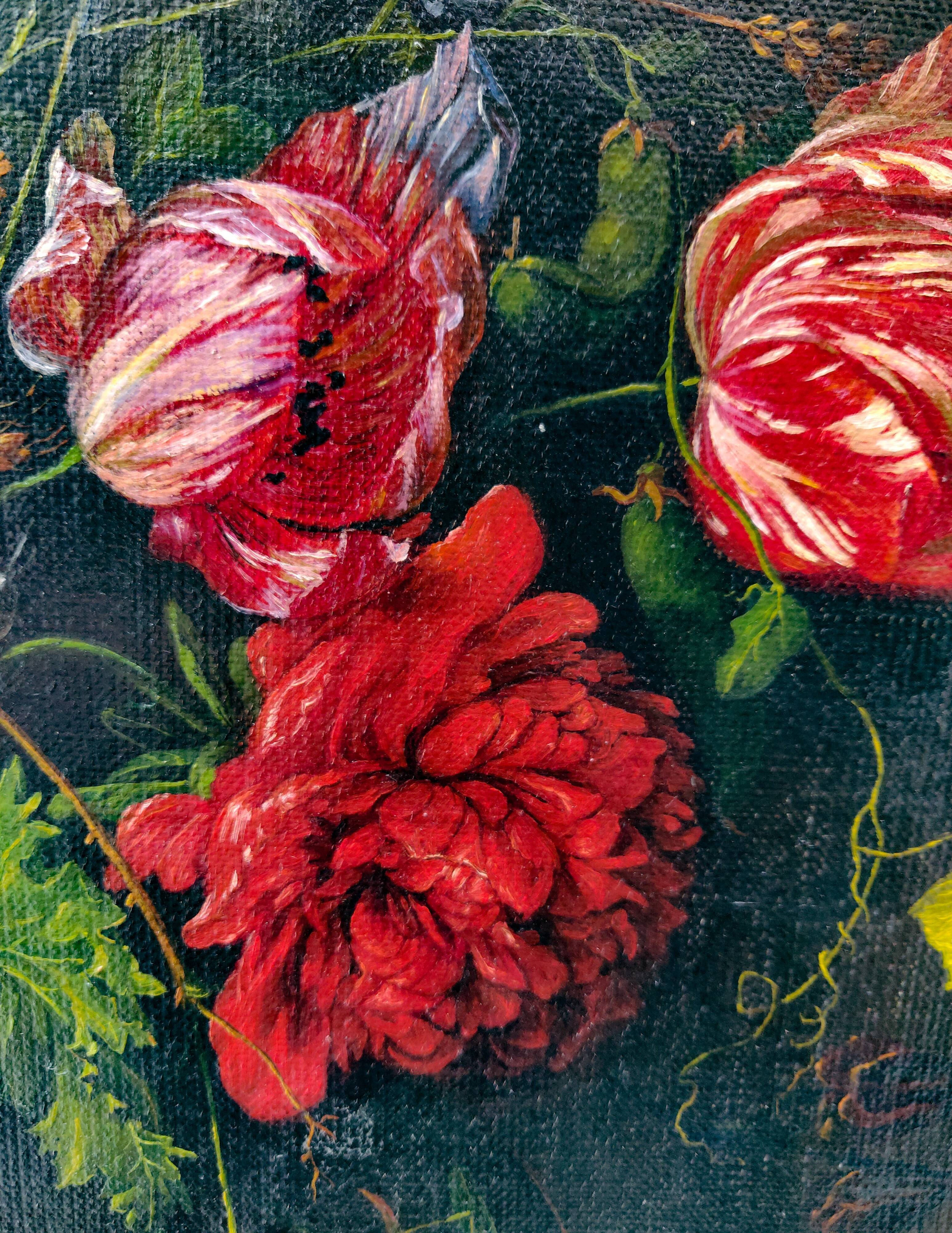 Painting Russian Dead Nature Oil by Azyma 98