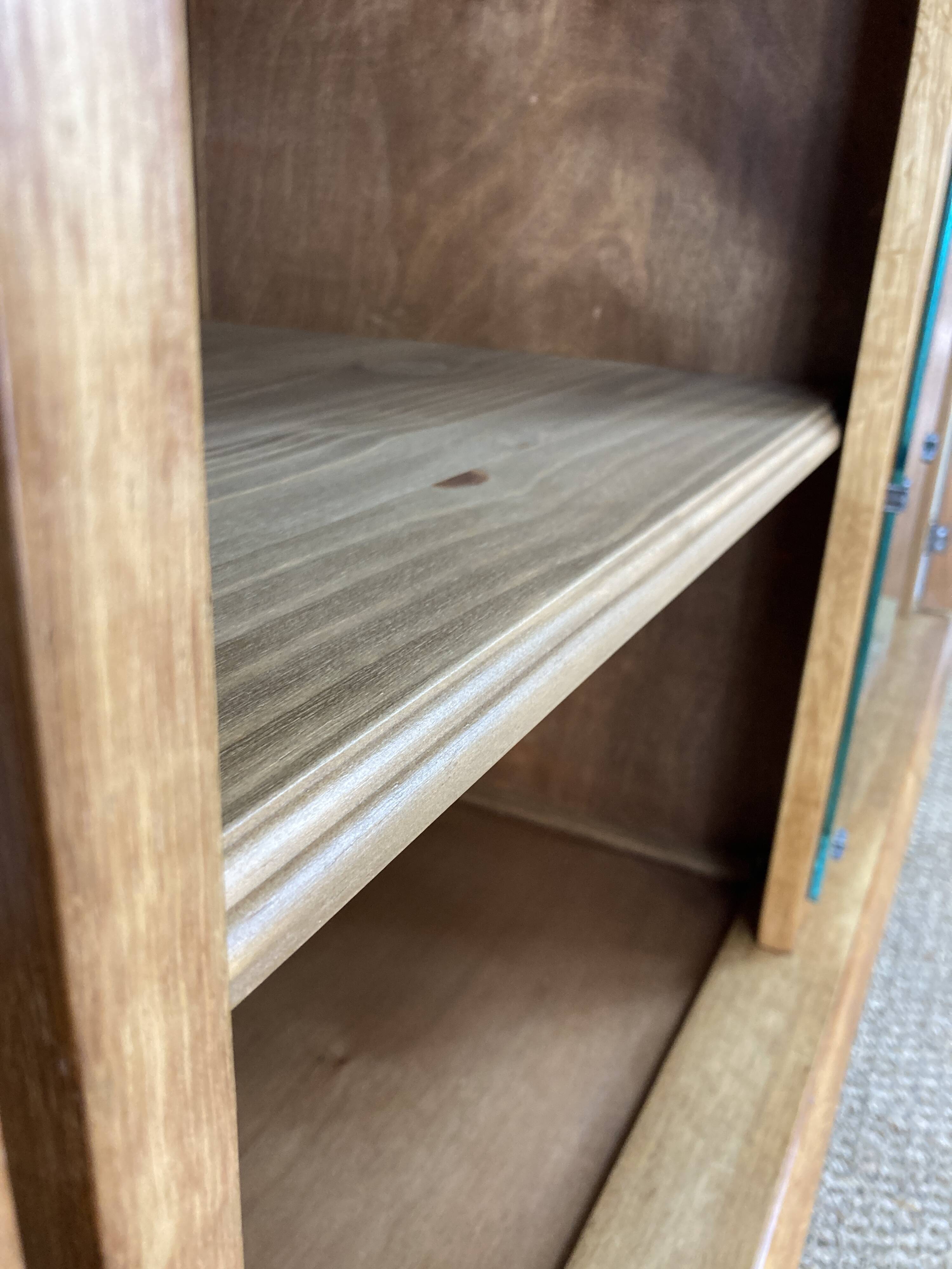 Art Deco wardrobe in solid oak restored – 1930s-1940s