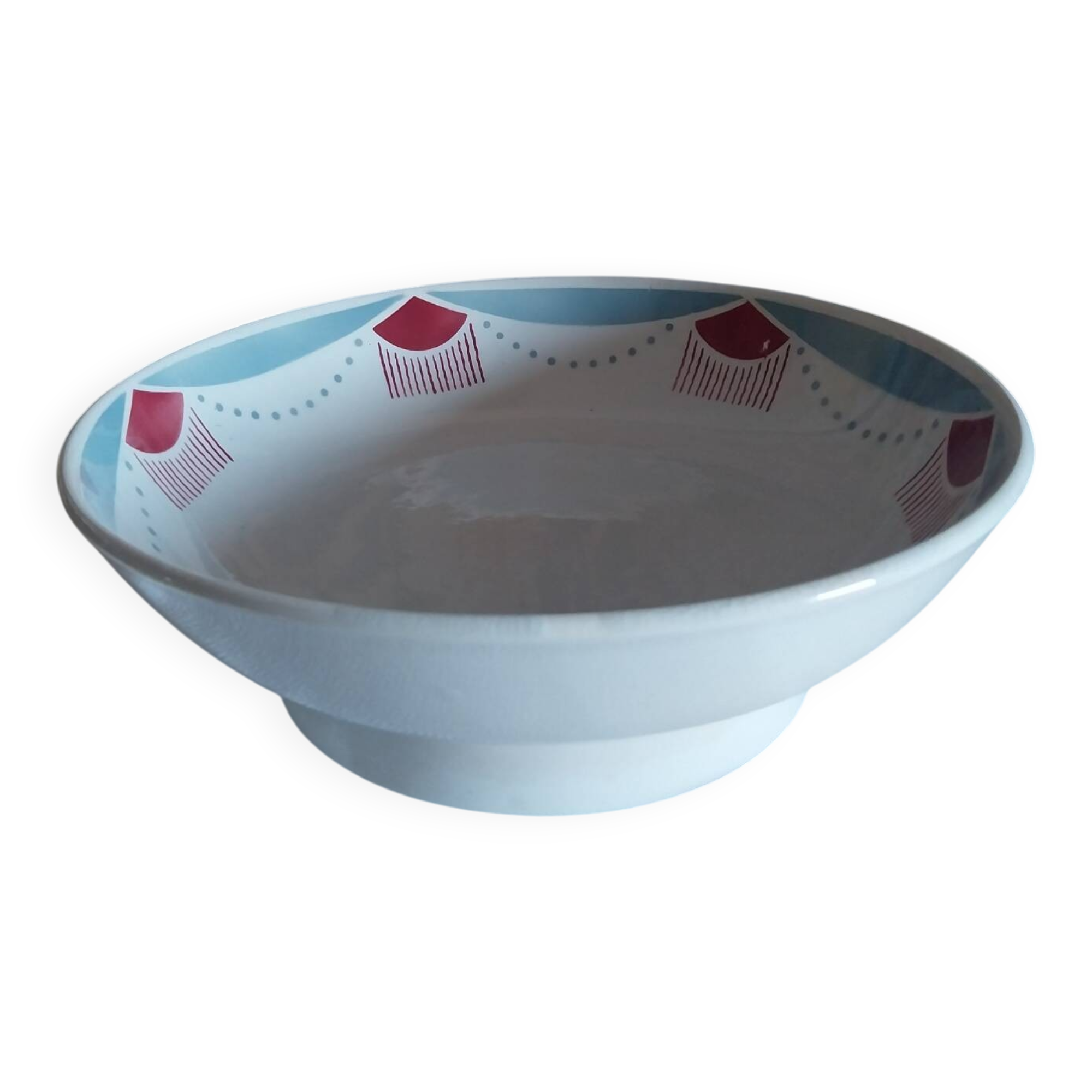 Vintage Art Deco compote dish Lunéville K&G