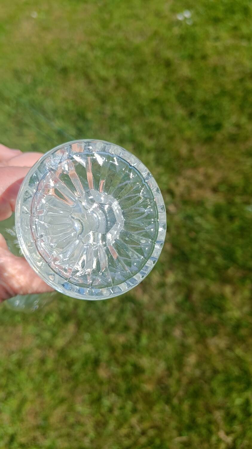 Vintage glass carafe