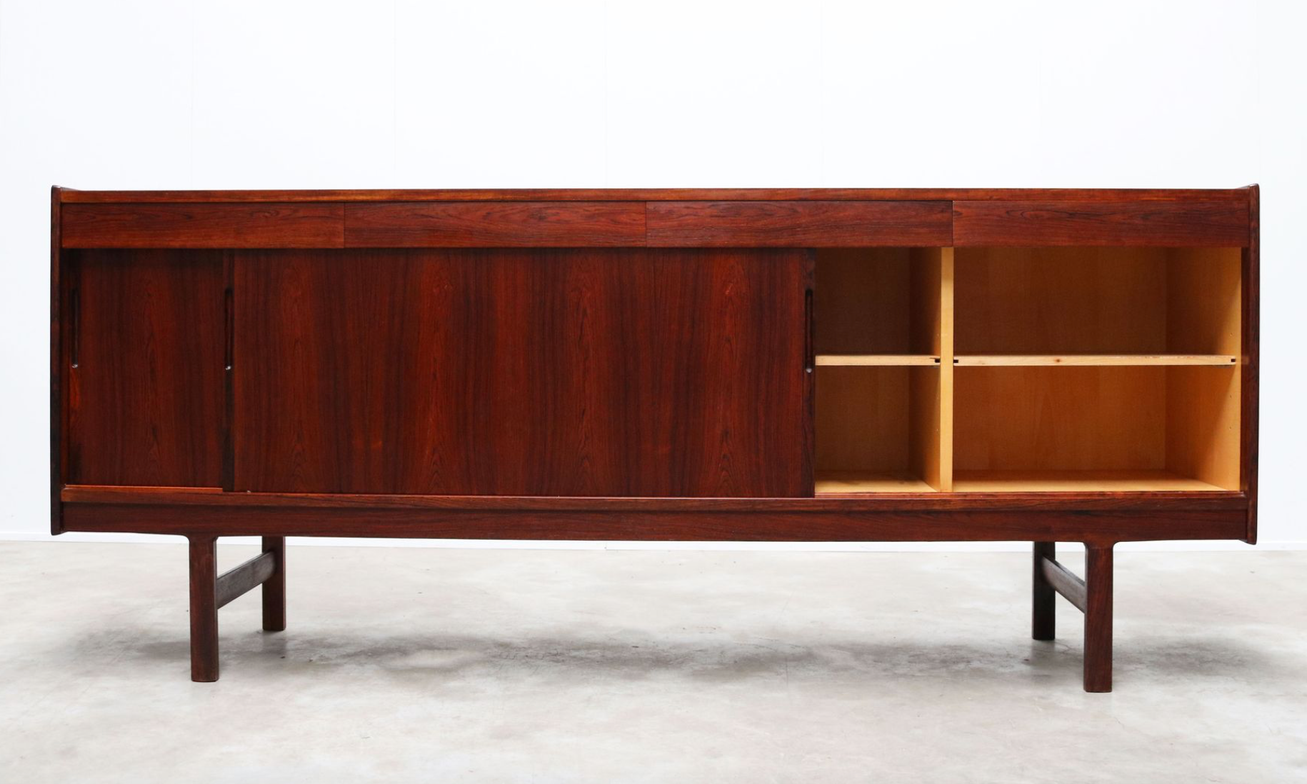 Westnofa Norway 1950s rosewood credence