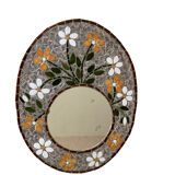 Vintage 70s mosaic mirror 31x40cm