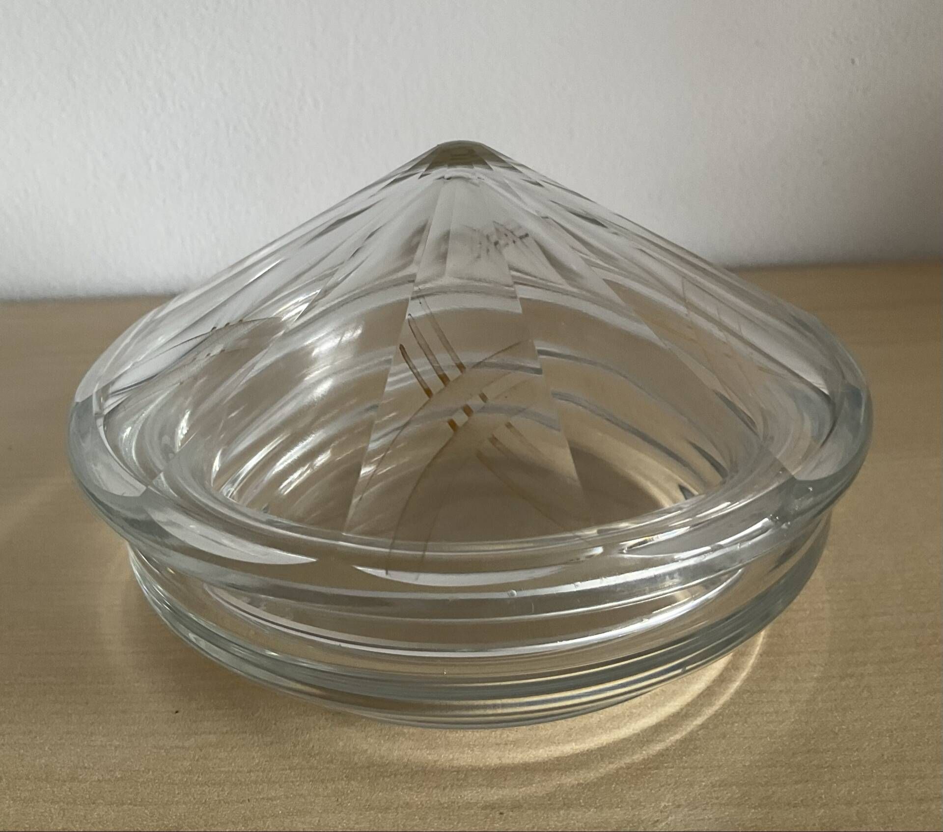 Art Deco glass catchall